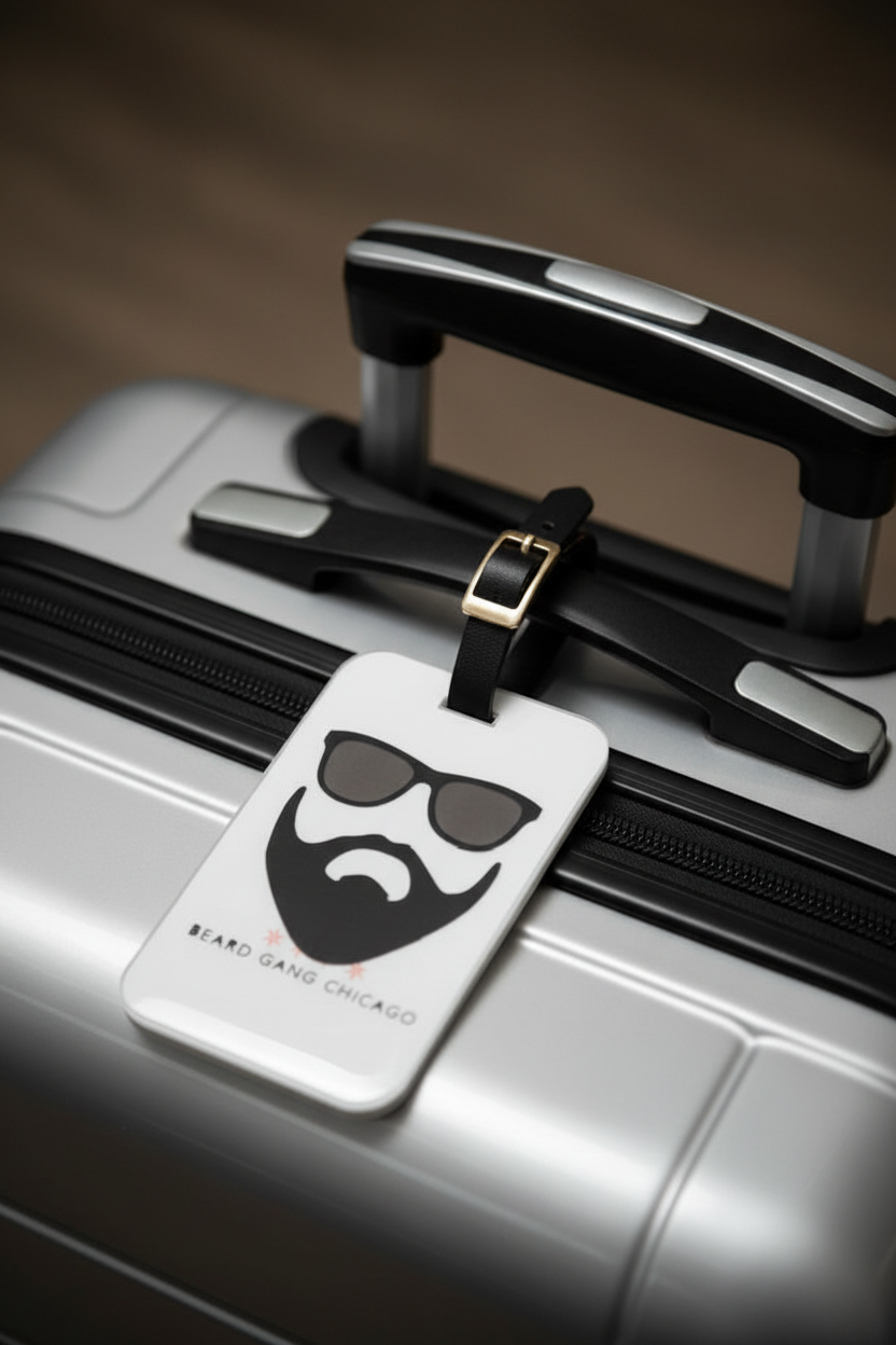 Beard Gang Chicago Luggage Tag